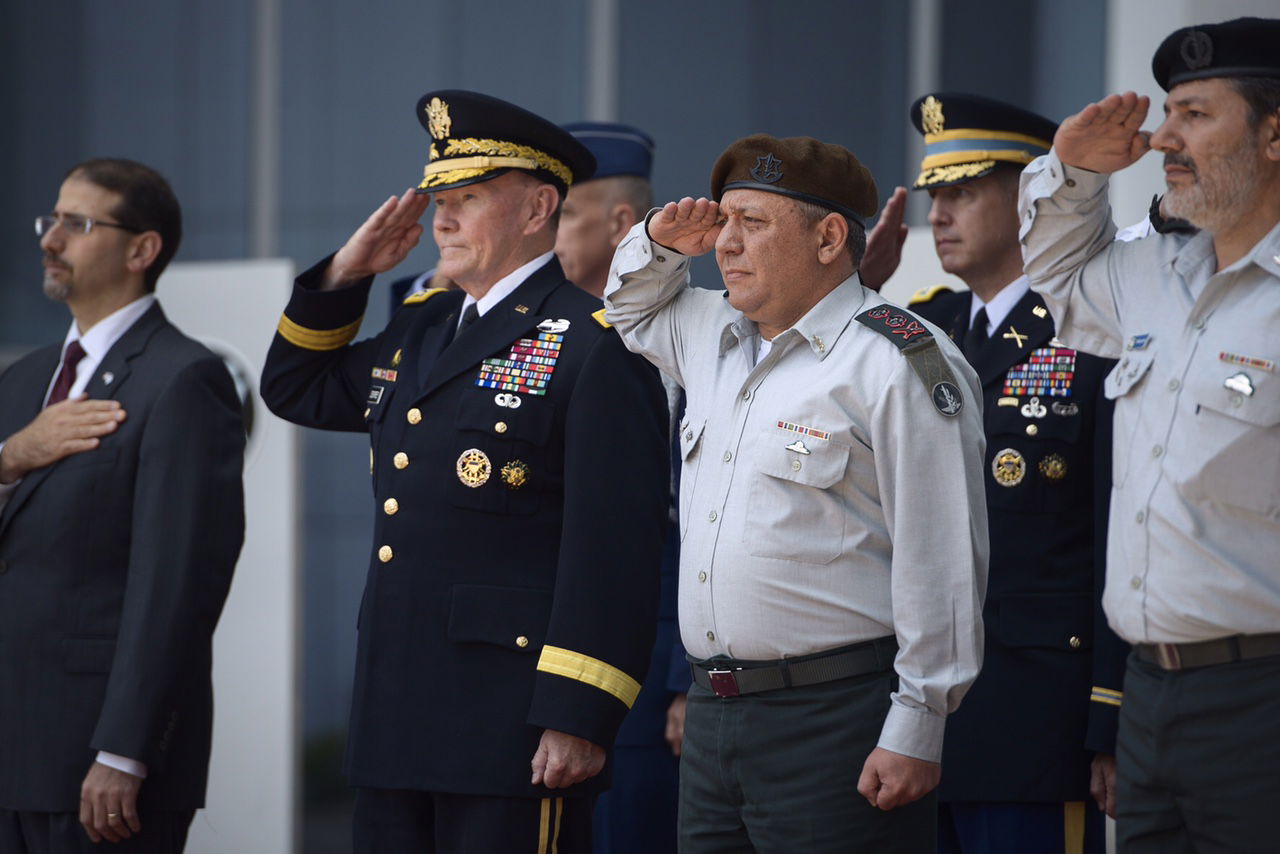 הרמטכ"ל האמריקני מבקר בישראל. תמונות