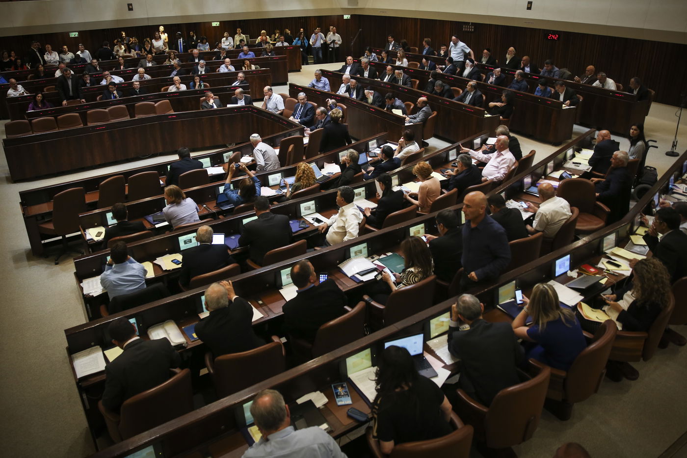 מבוכה במליאת הכנסת