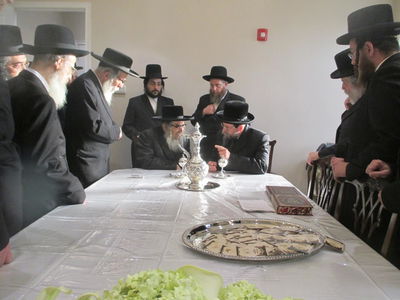 ביקור הגומלין של הרבי מסאטמר אצל הרבי מבאיאן