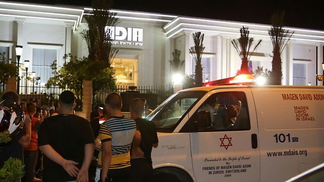 האולם בו קרס גוף תאורה והרג אישה