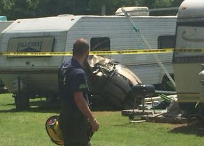 מטוס F-16 התנגש באוויר במטוס קל