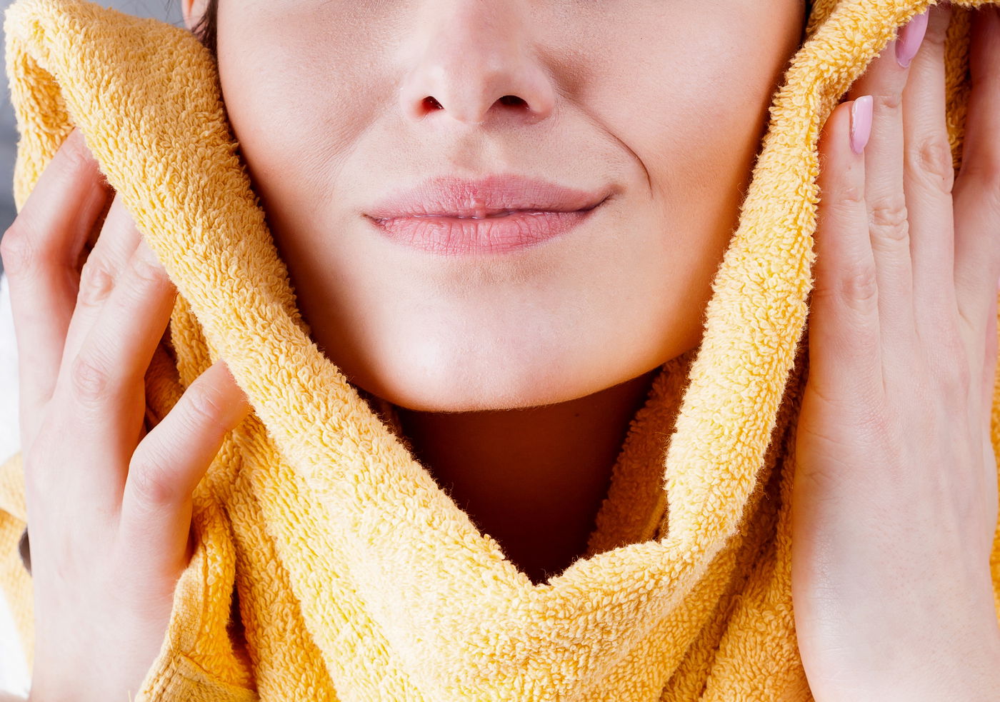 לנגב את הפנים במגבת גוף - זה חוקי?