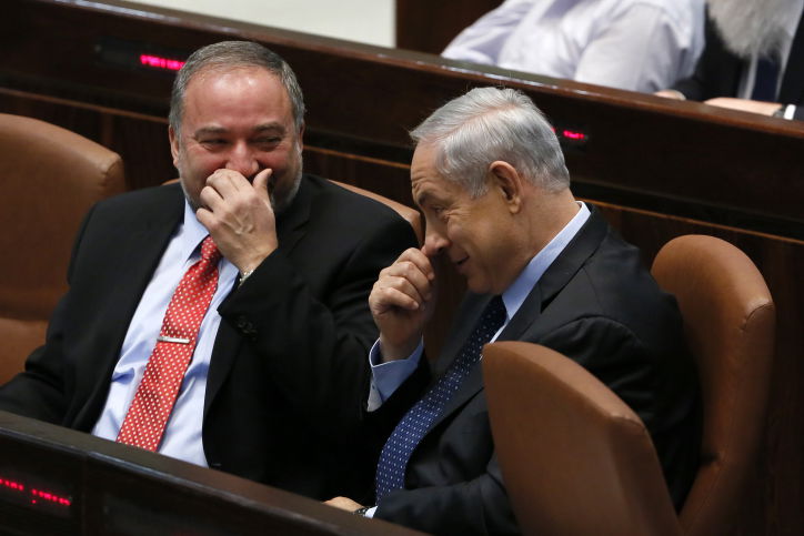 נתניהו וליברמן. ארכיון