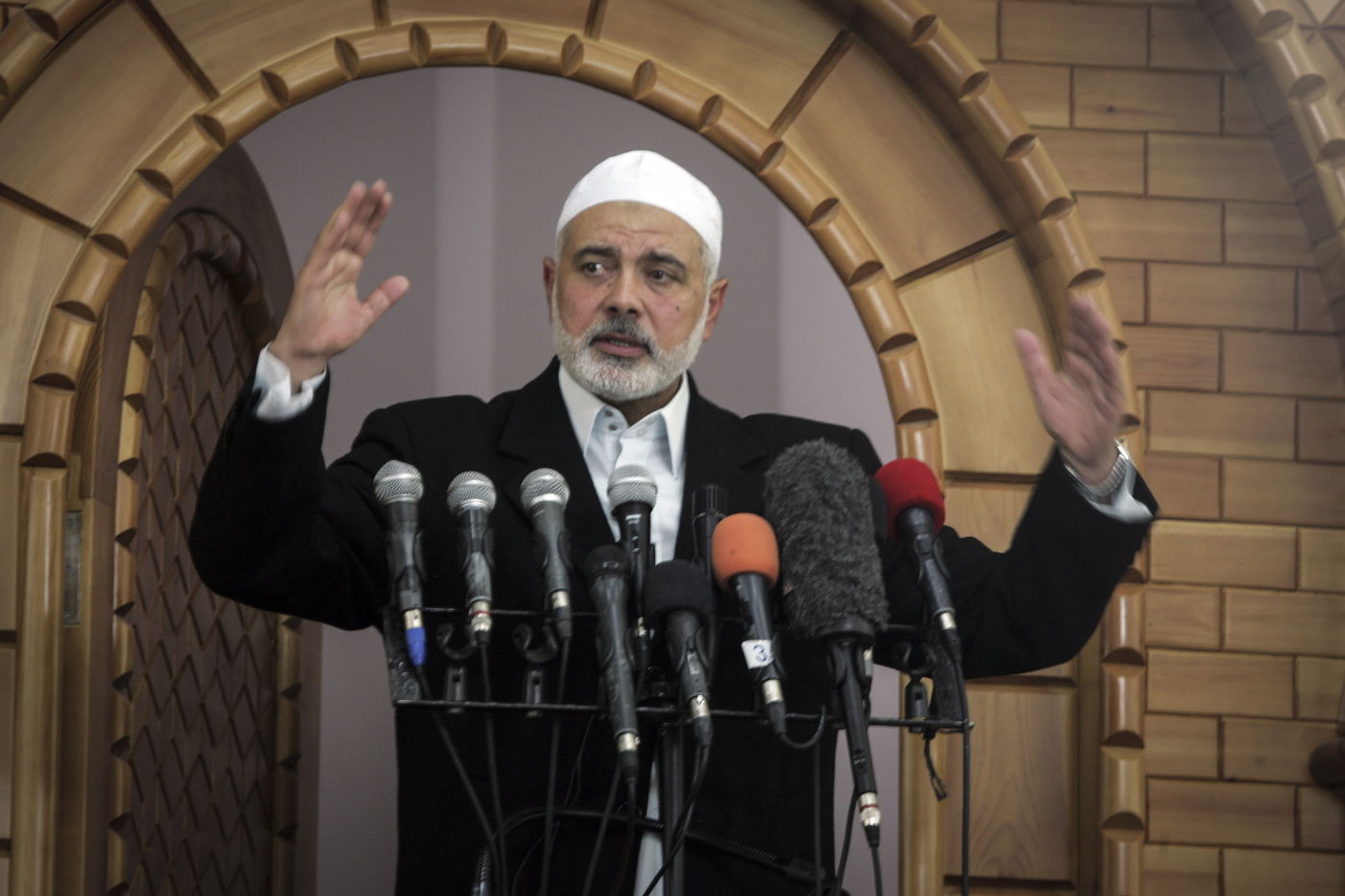 ראש הלשכה המדינית של חמאס איסמעיל הנייה