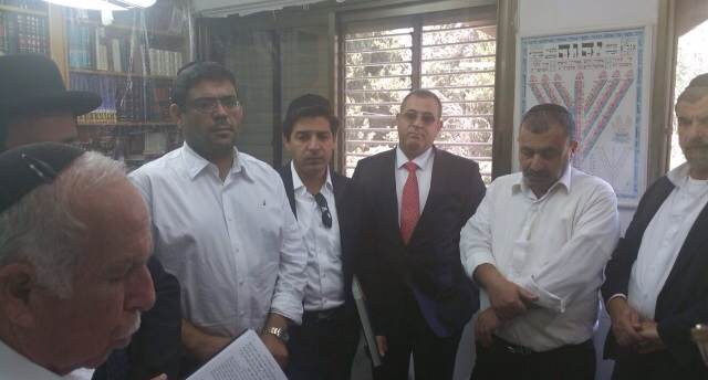 השחקן אלי יצפאן ניחם את בני משפחת כדורי