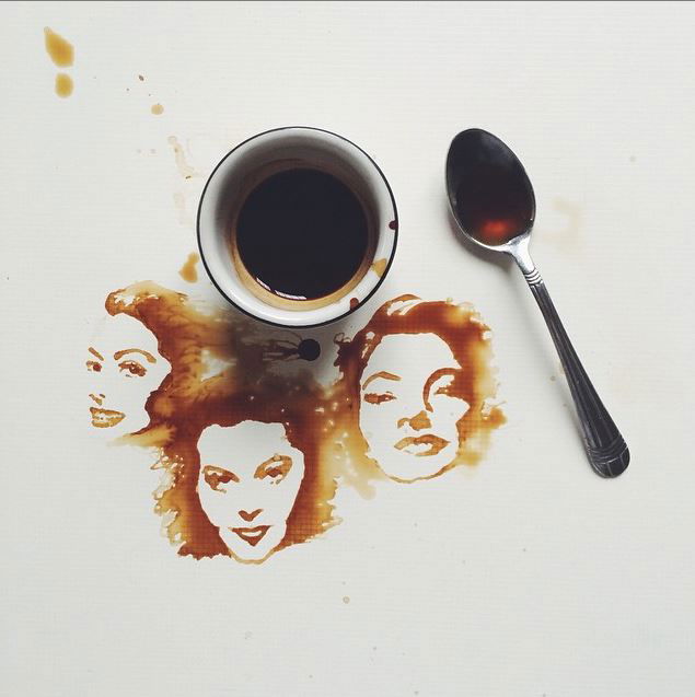 הקפה נשפך? האמנית שתהפוך את הכתמים לציור מקסים