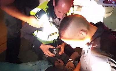 תיעוד: המרדף המשטרתי אחר צעיר שגנב משאית כיבוי אש