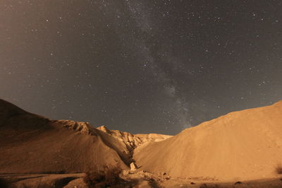 תיעוד מרהיב: שביל החלב מזווית המדבר
