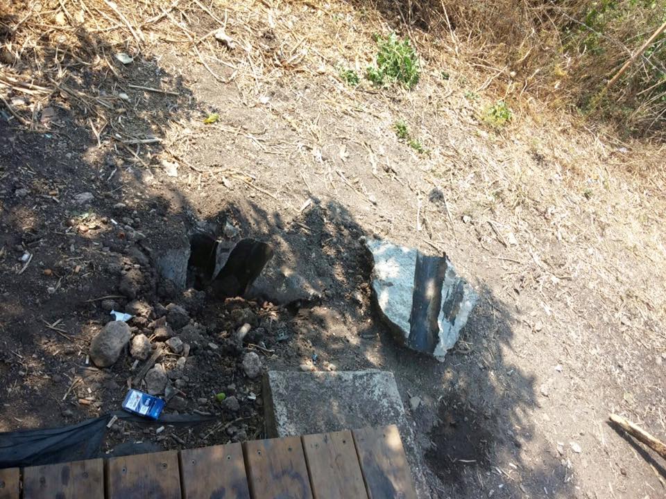 הושחתה אנדרטה לזכר אורן נח הי"ד שנהרג ב'צוק איתן'