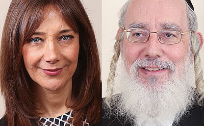 חברי הכנסת ישראל אייכלר ורויטל סוויד