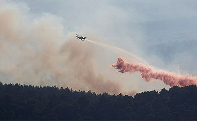 "השריפה הגדולה בישראל מאז אסון הכרמל"