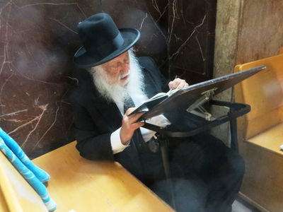 הגבר"ד פוברסקי באמירת הקינות