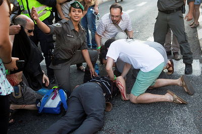 זירת הדקירה