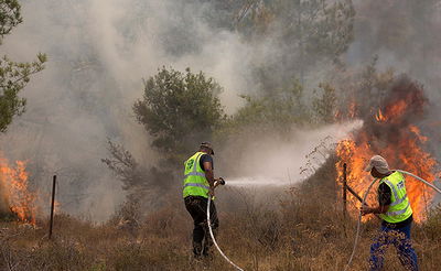 אש בירושלים: מחנה עופר וחניוני בית החולים "הדסה" פונו