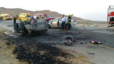 זירת התאונה