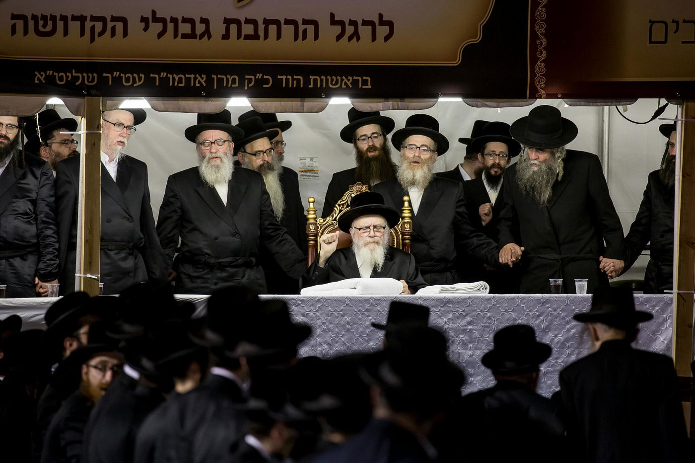 הנחת אבן הפינה לבית הספר לבנות בסקווירא • גלריה