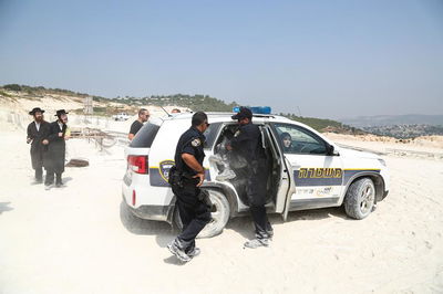 הפגנה בגולובנציץ', הבוקר