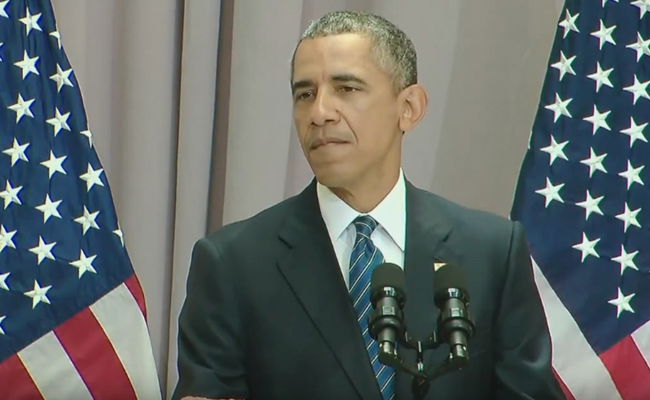 אובמה בנאומו, היום