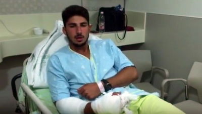 צפו: הלוחם שנפגע בפיגוע הדריסה וירה במחבל משחזר