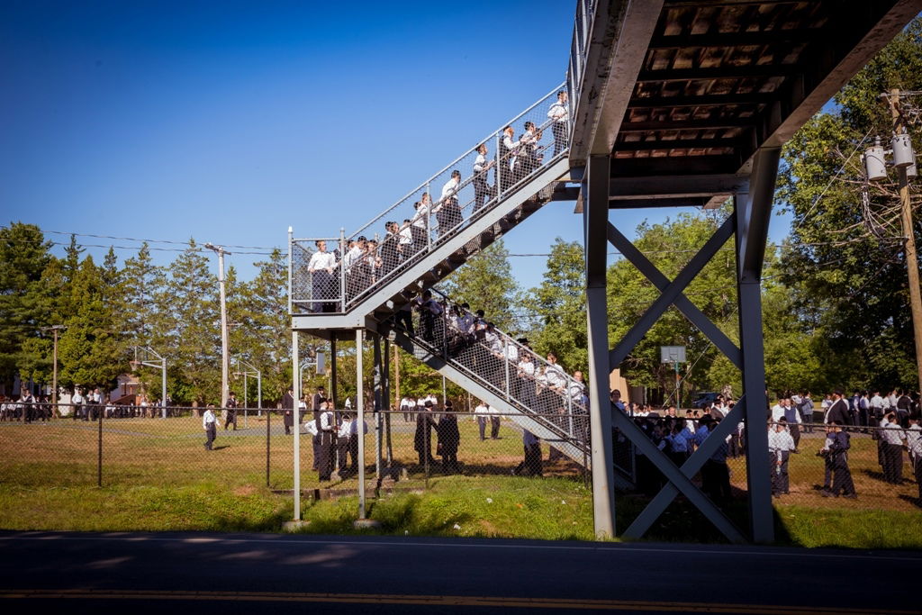 הרבי מסאטמר ערך ביקור במחנה הקיץ לילדי החסידות
