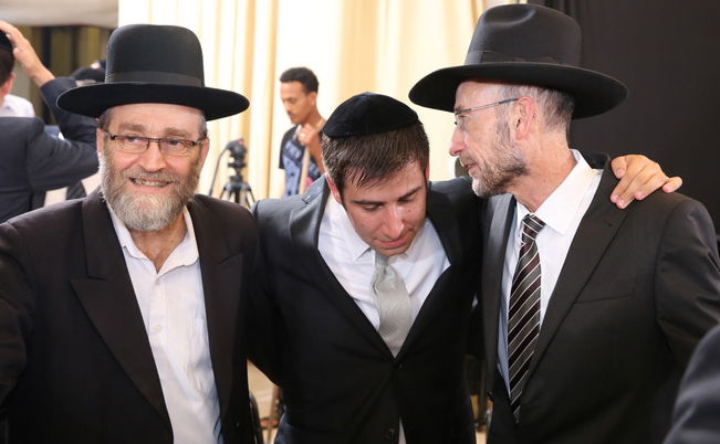 שמחת 'דגל התורה' בחתונת יעקב מורגנבסר • גלריה