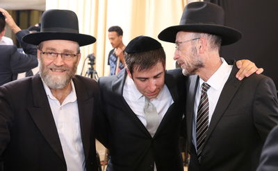 שמחת 'דגל התורה' בחתונת יעקב מורגנבסר • גלריה