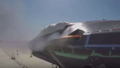 צפו: תותח ארבעת הקנים של ה-F-35 בפעולה