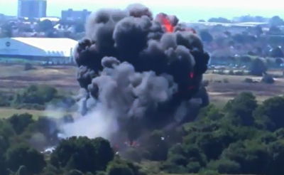 אסון בבריטניה: מטוס קרב התרסק, 7 נהרגו