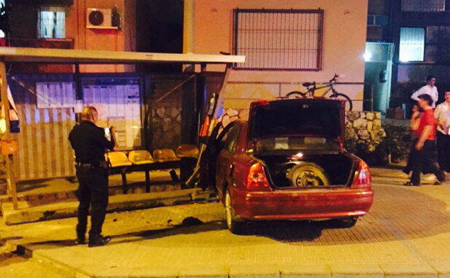 זירת התאונה