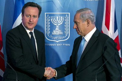 נתניהו עם רה"מ בריטניה קמרון