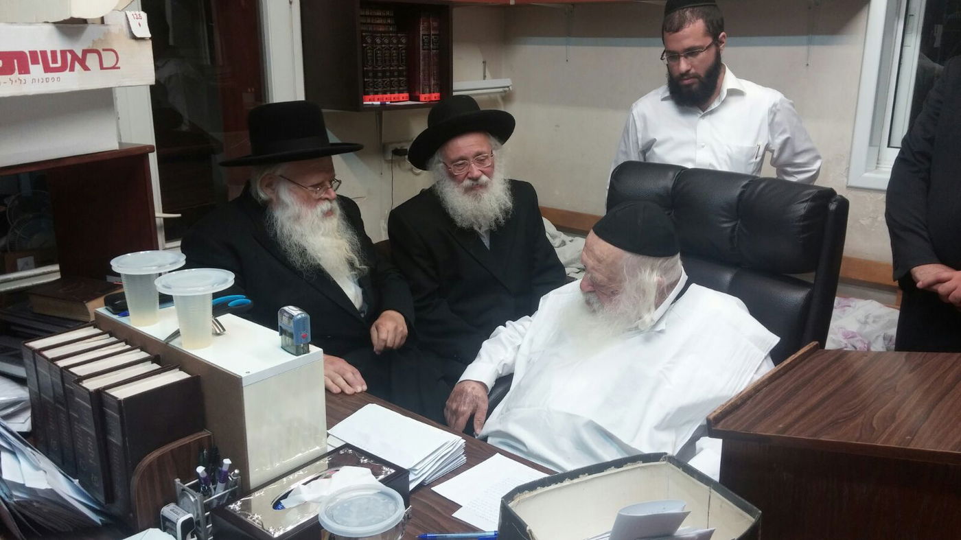 מקבלים את ברכת מרן הגר"ח קנייבסקי, אמש