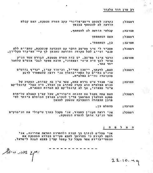 כשרבין והבכירים הודו: "מדובר בהפרת הפקודה"