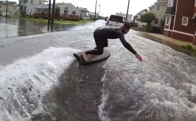 בעקבות הסערה: הגלשנים כבשו את הרחוב