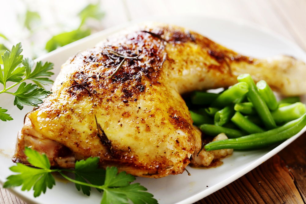 עוף צלוי בתנור