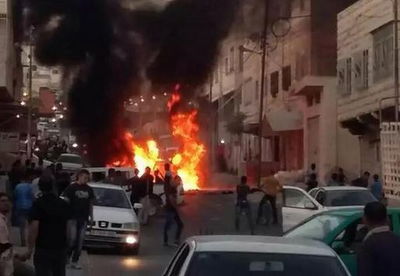 הרכב שהותקף בחברון, הערב