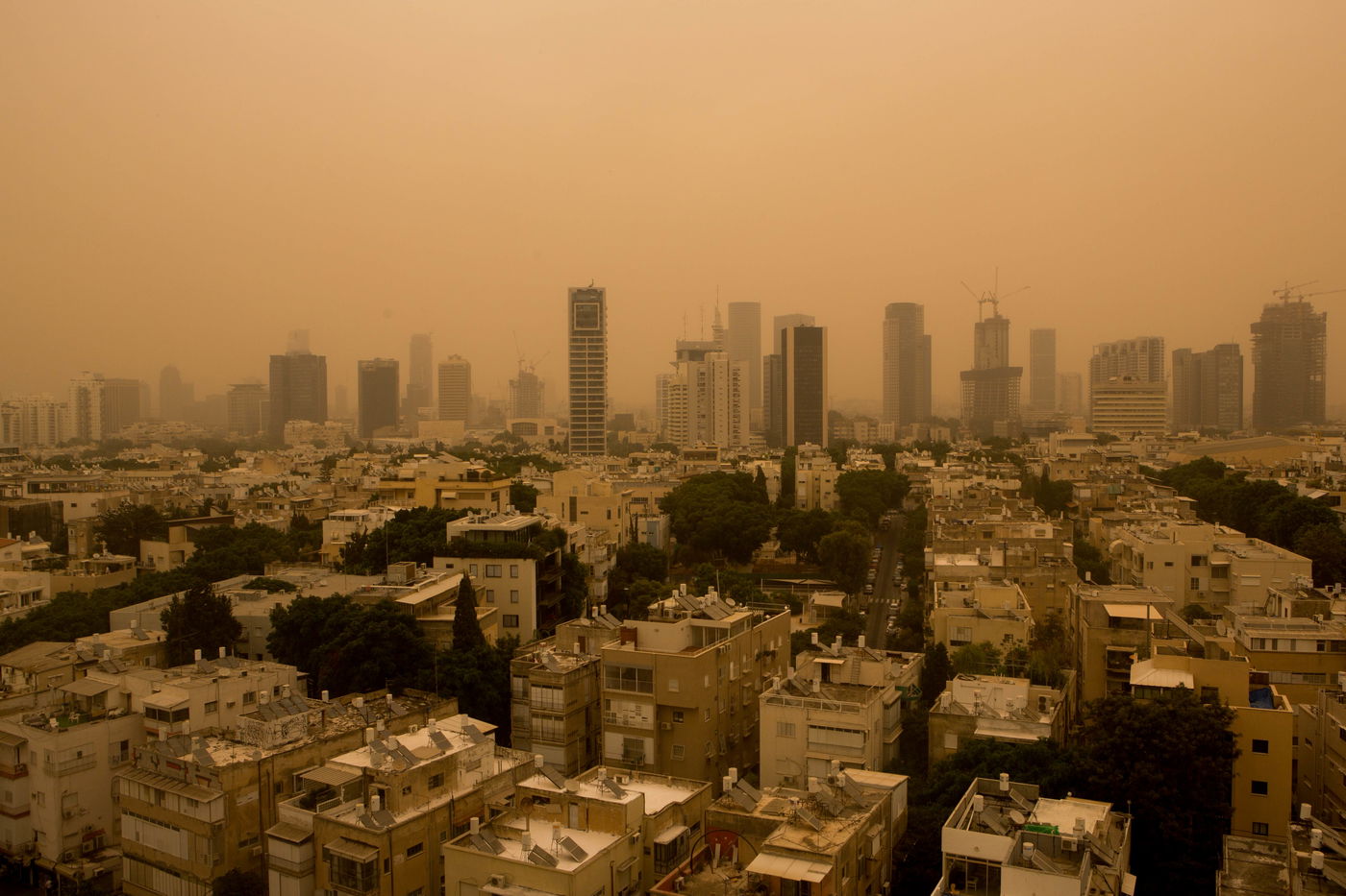 לא נעים • תמונות מהאובך ברחבי הארץ
