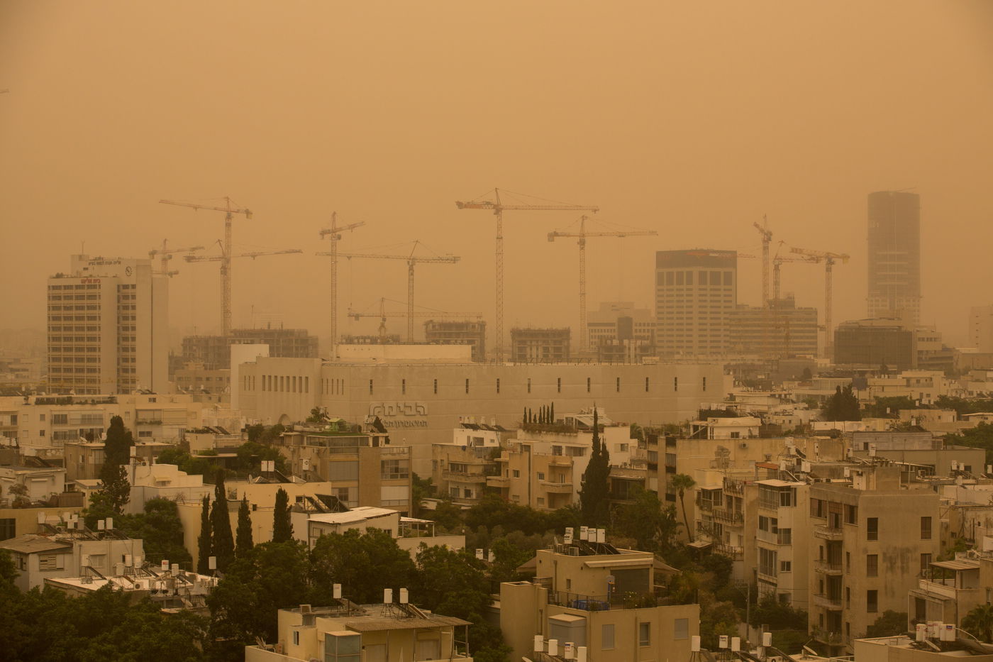 לא נעים • תמונות מהאובך ברחבי הארץ