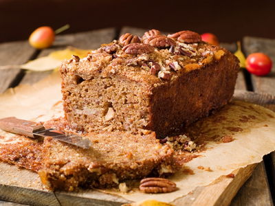 עוגת קפה אגוזים ודבש. קינוח חורפי מושלם