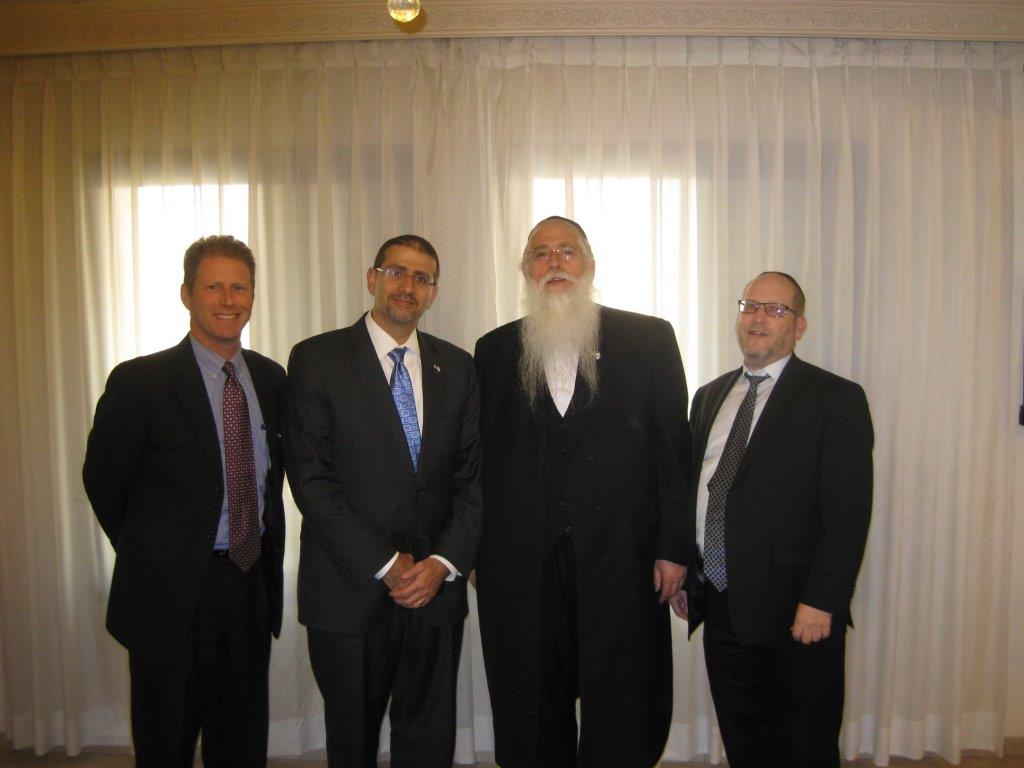 תיעוד: מאיר פרוש אירח את שגריר ארה"ב בישראל דן שפירו