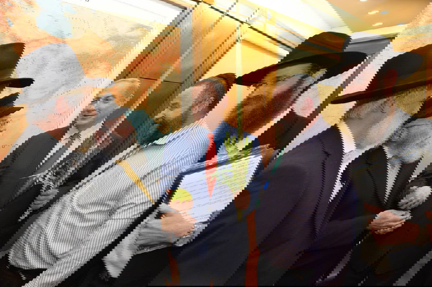 נתניהו וארבעת המינים