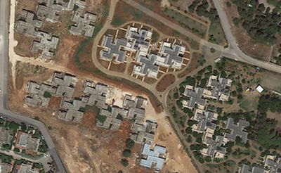 גוגל מפות גילתה לתושבים: הבתים נבנו בצורת צלב קרס