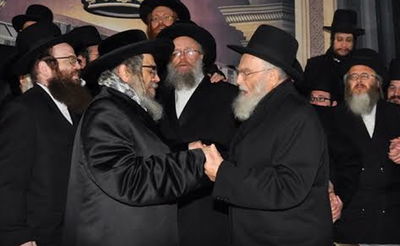 הנגיד רוקד עם הרבי מסאטמר