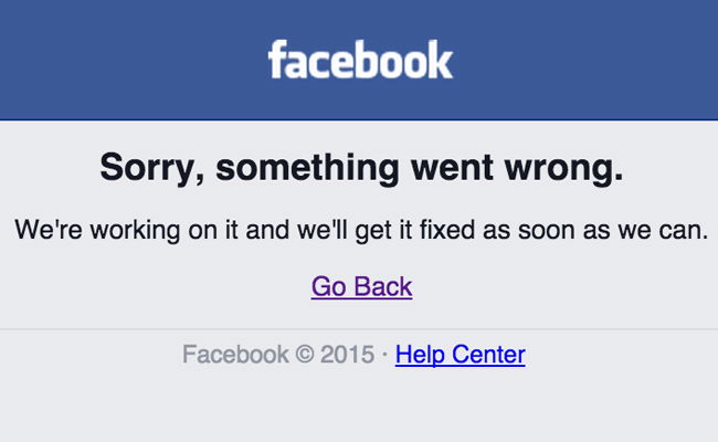 הודעת הקריסה