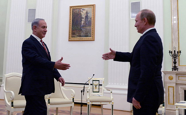 פוטין ונתניהו, בשבוע שעבר