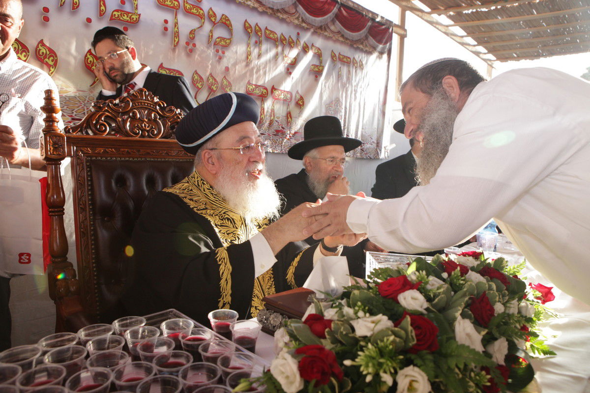 אלפים ב'הקבלת פני רבו' לראשל"צ הגר"ש עמאר