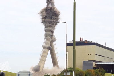 איך הורסים ארובות מיושנות ברגע? צפו בווידאו