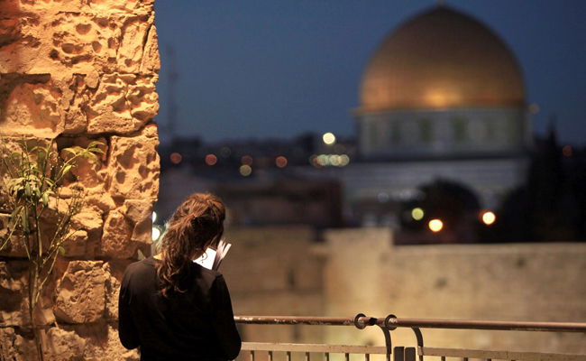 מבט להר הבית מהרובע היהודי