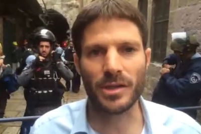 סמוטריץ: "אם צריך - להטיל עוצר על ערביי העיר העתיקה"