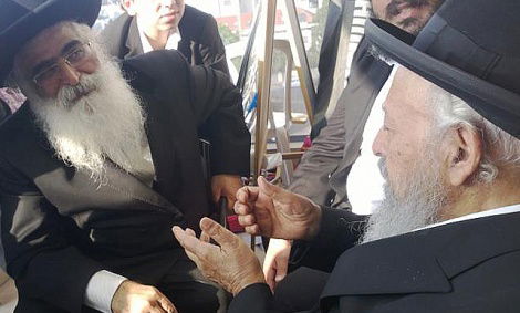 חבר המועצת הגר"ש בעדני והגר"י אברג'ל זצוק'"ל