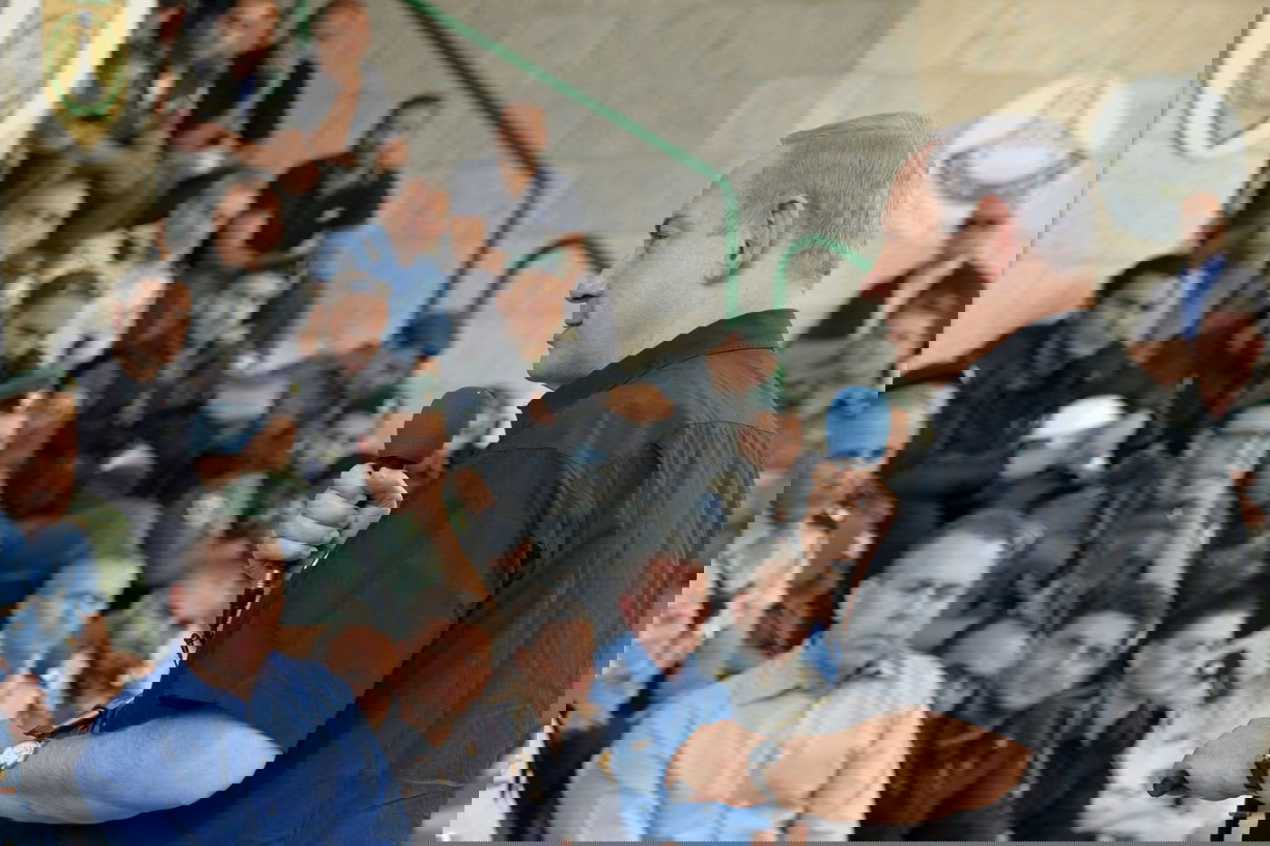 נתניהו עם לוחמי מג"ב